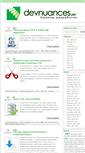 Mobile Screenshot of devnuances.com
